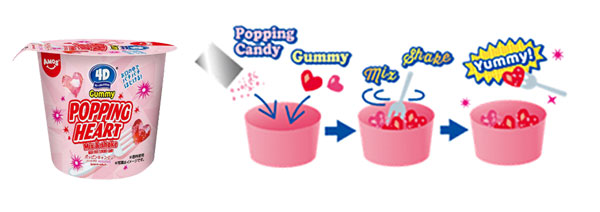 振りかけて完成！新感覚の「ポッピンキャンディ＆グミ」